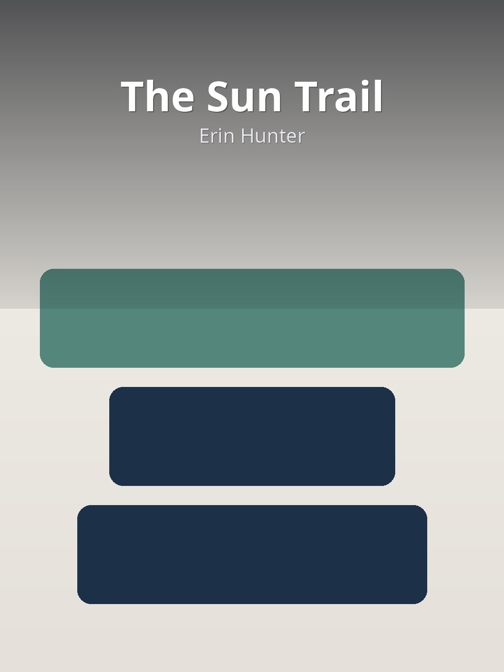 The Sun Trail by Erin Hunter book cover