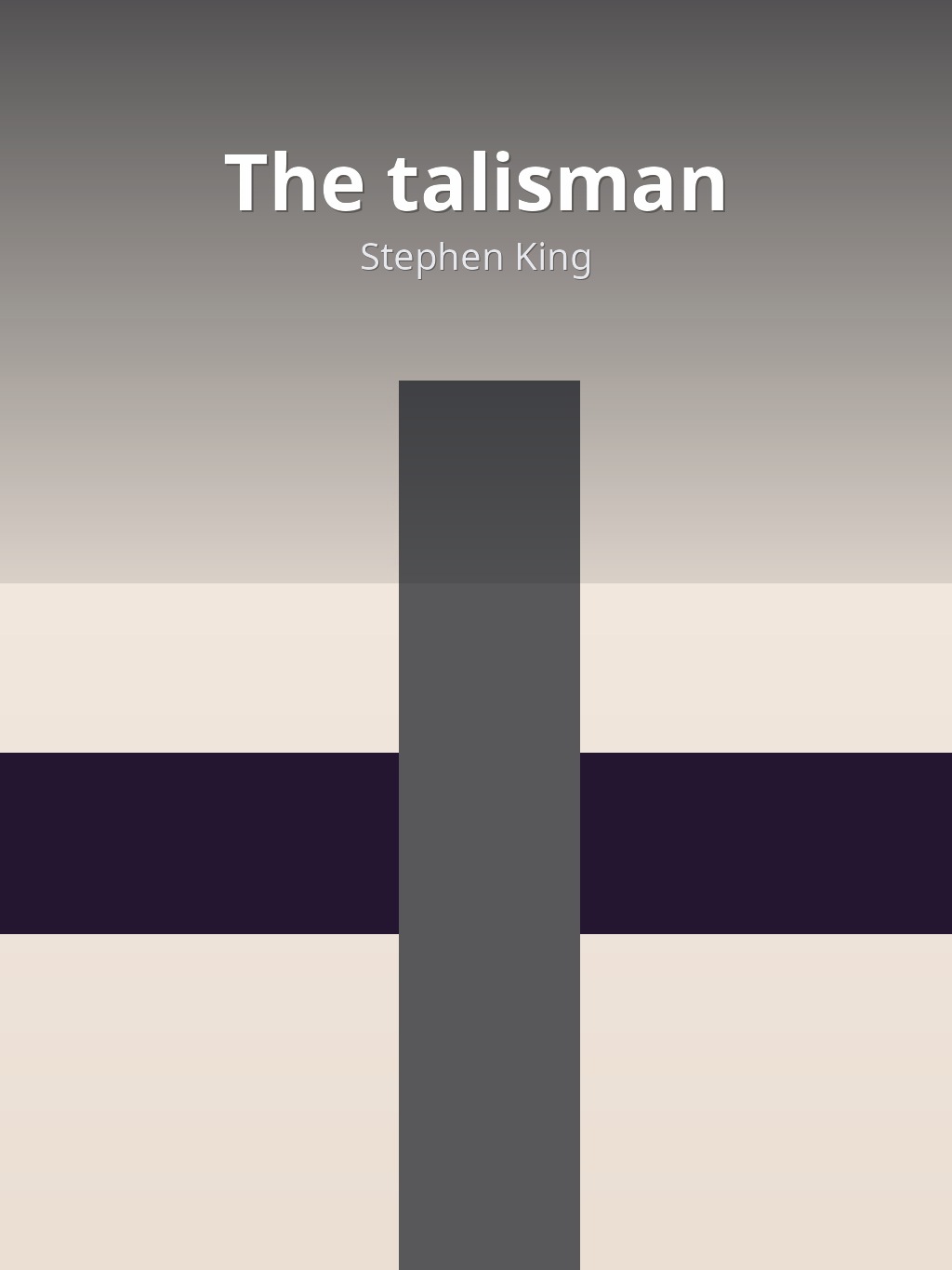 The talisman by Stephen King book cover