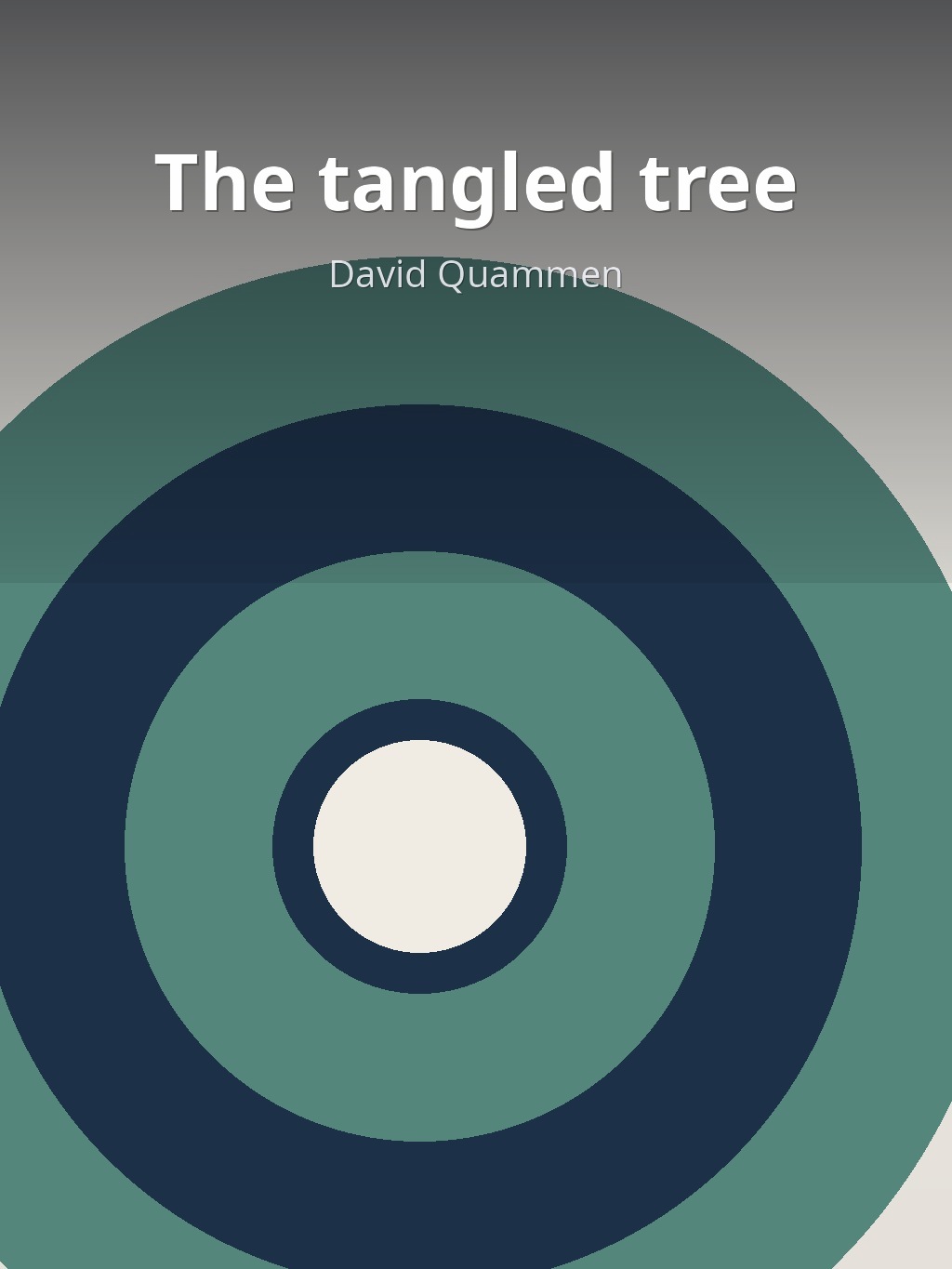 The tangled tree by David Quammen book cover