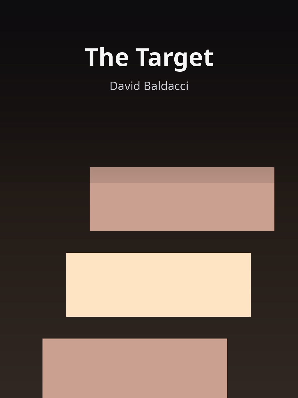 The Target by David Baldacci book cover