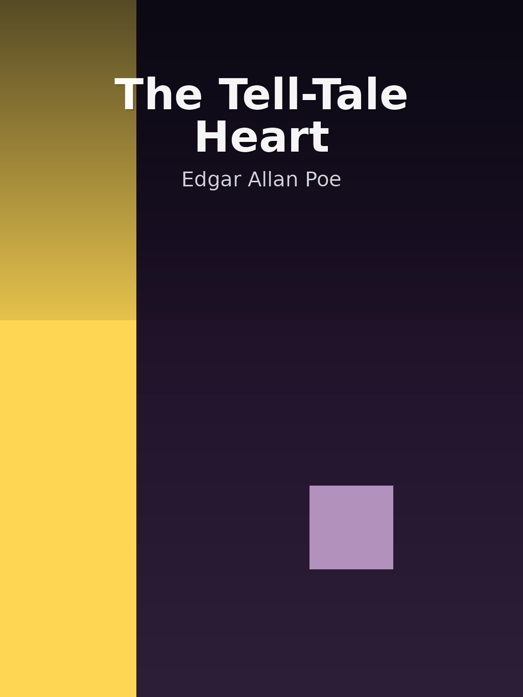 The Tell-Tale Heart by Edgar Allan Poe book cover