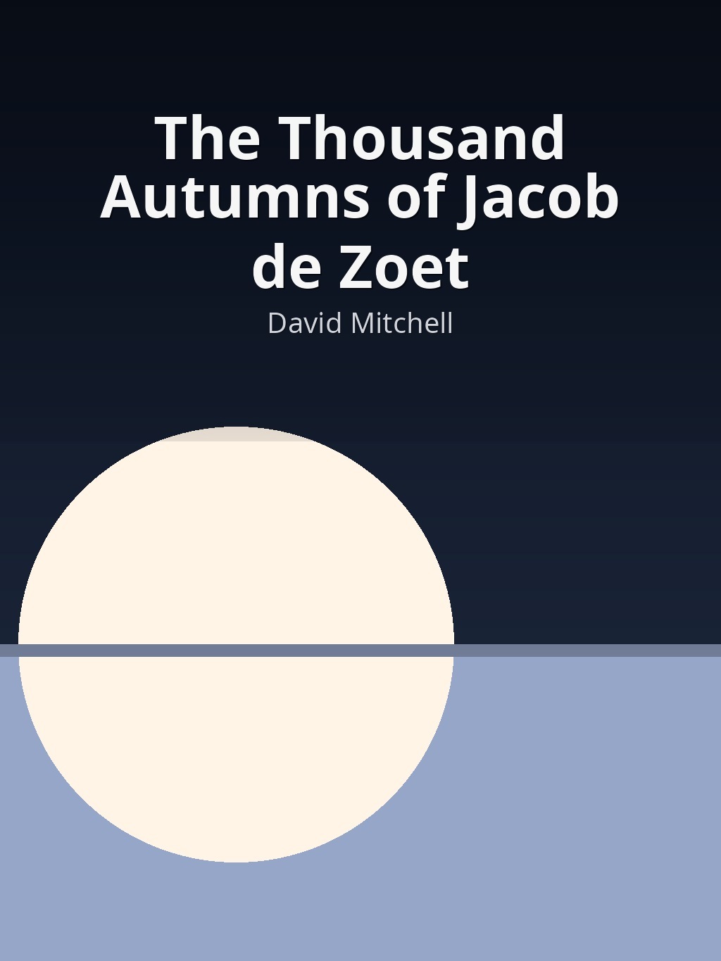 The Thousand Autumns of Jacob de Zoet by David Mitchell book cover