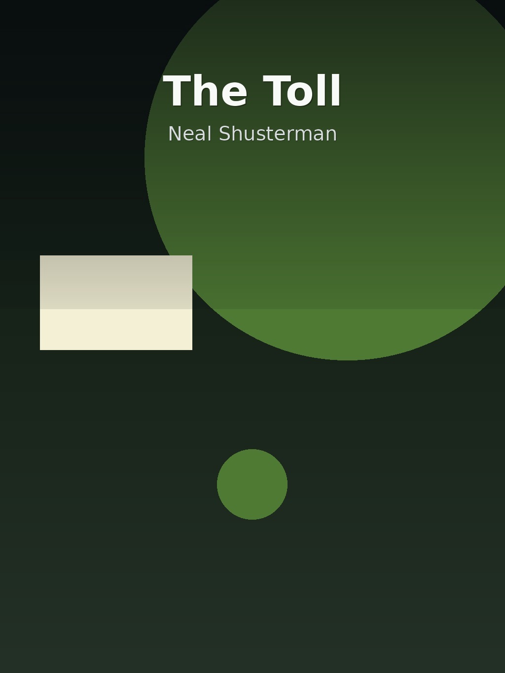 The Toll by Neal Shusterman book cover