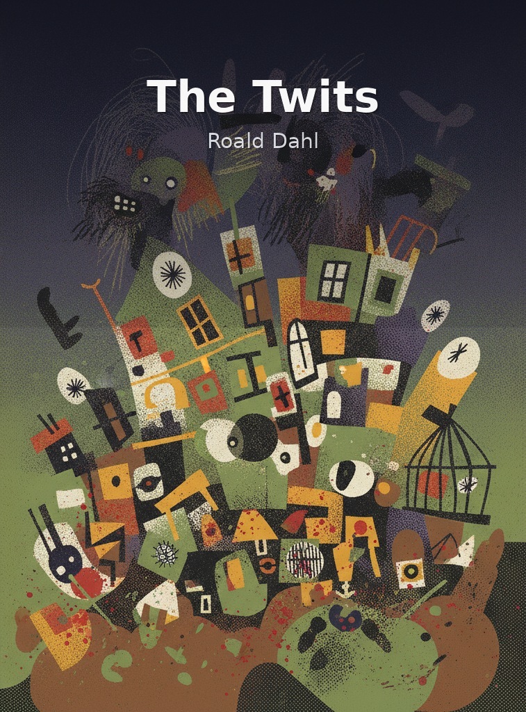 The Twits by Roald Dahl book cover