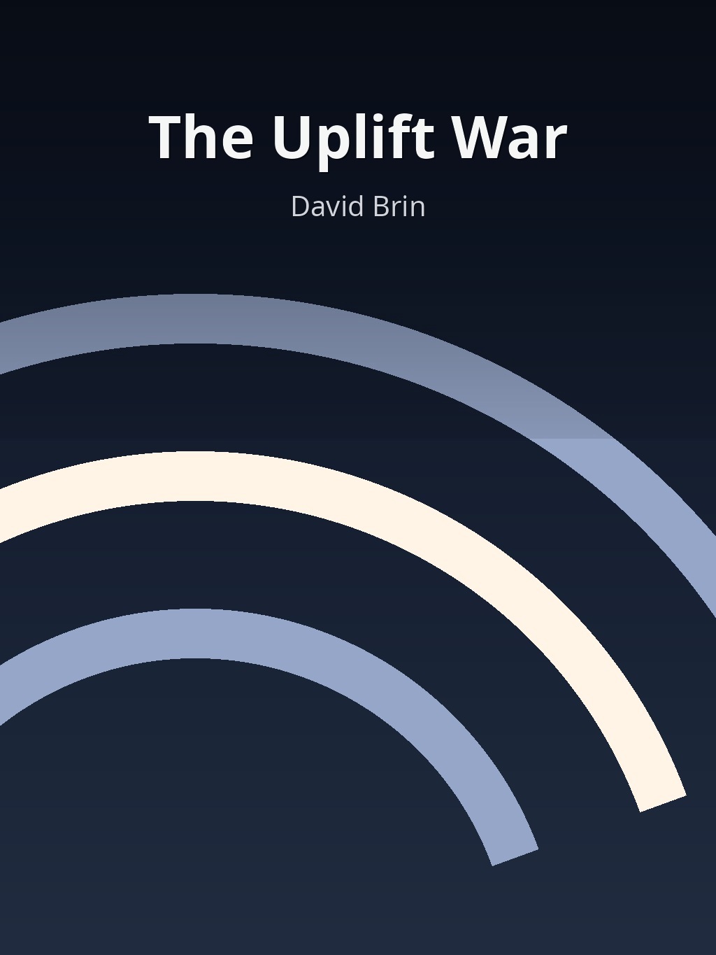 The Uplift War by David Brin book cover