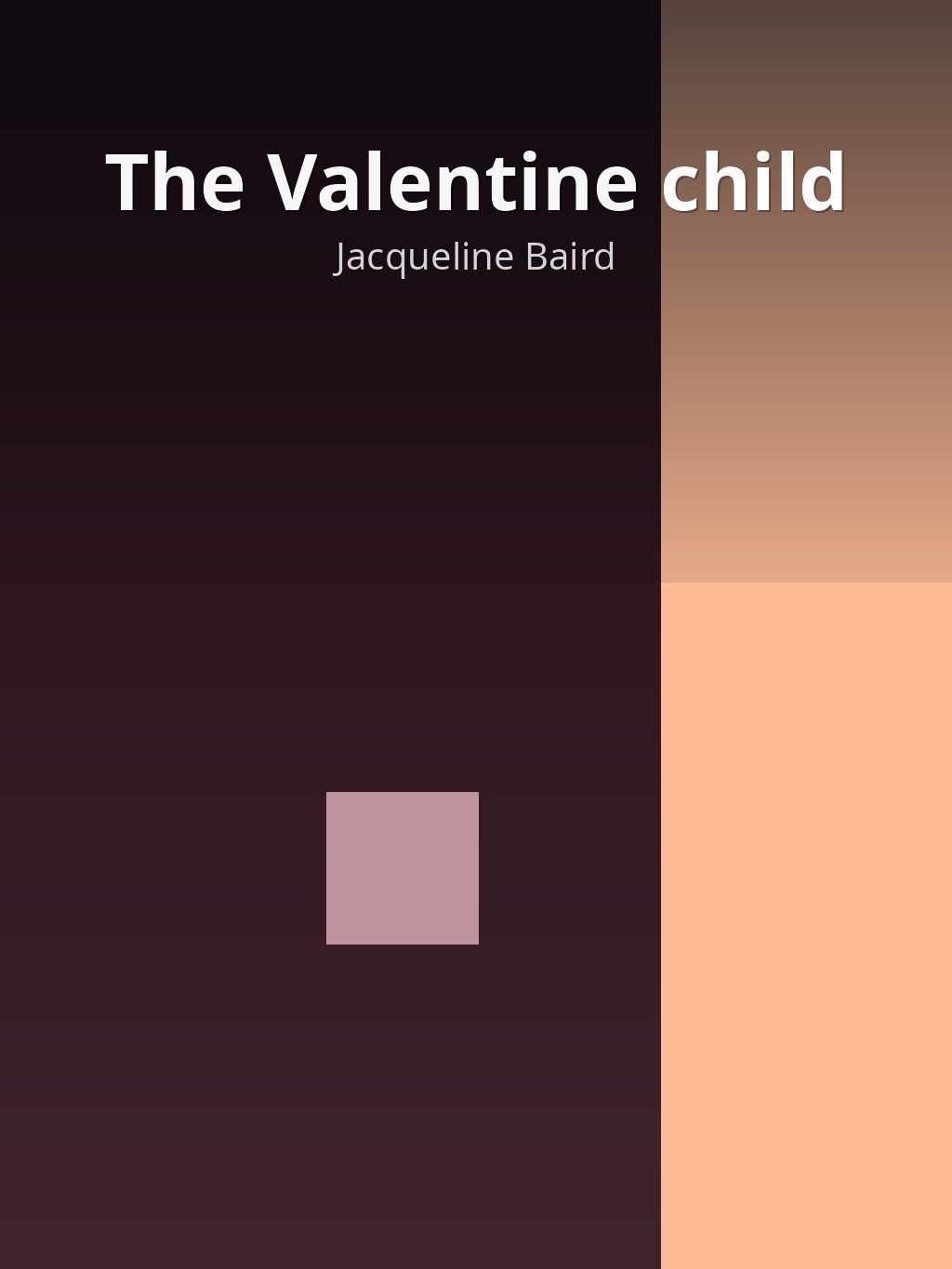 The Valentine child by Jacqueline Baird book cover