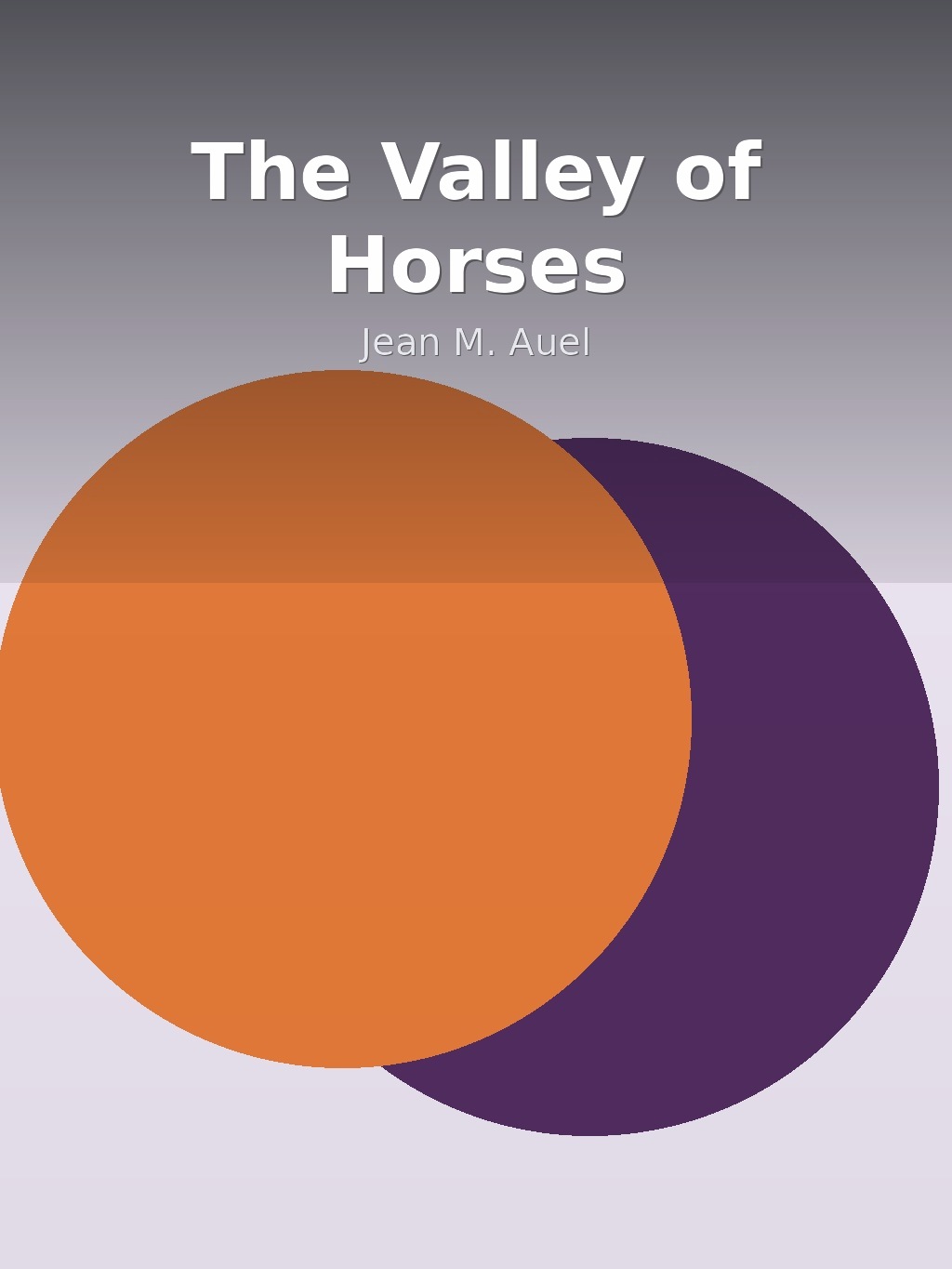 The Valley of Horses by Jean M. Auel book cover