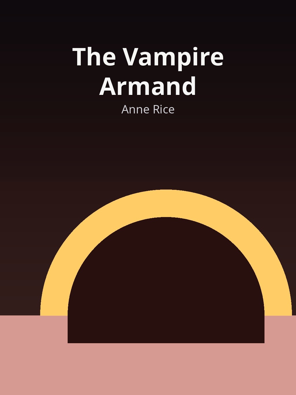 The Vampire Armand by Anne Rice book cover