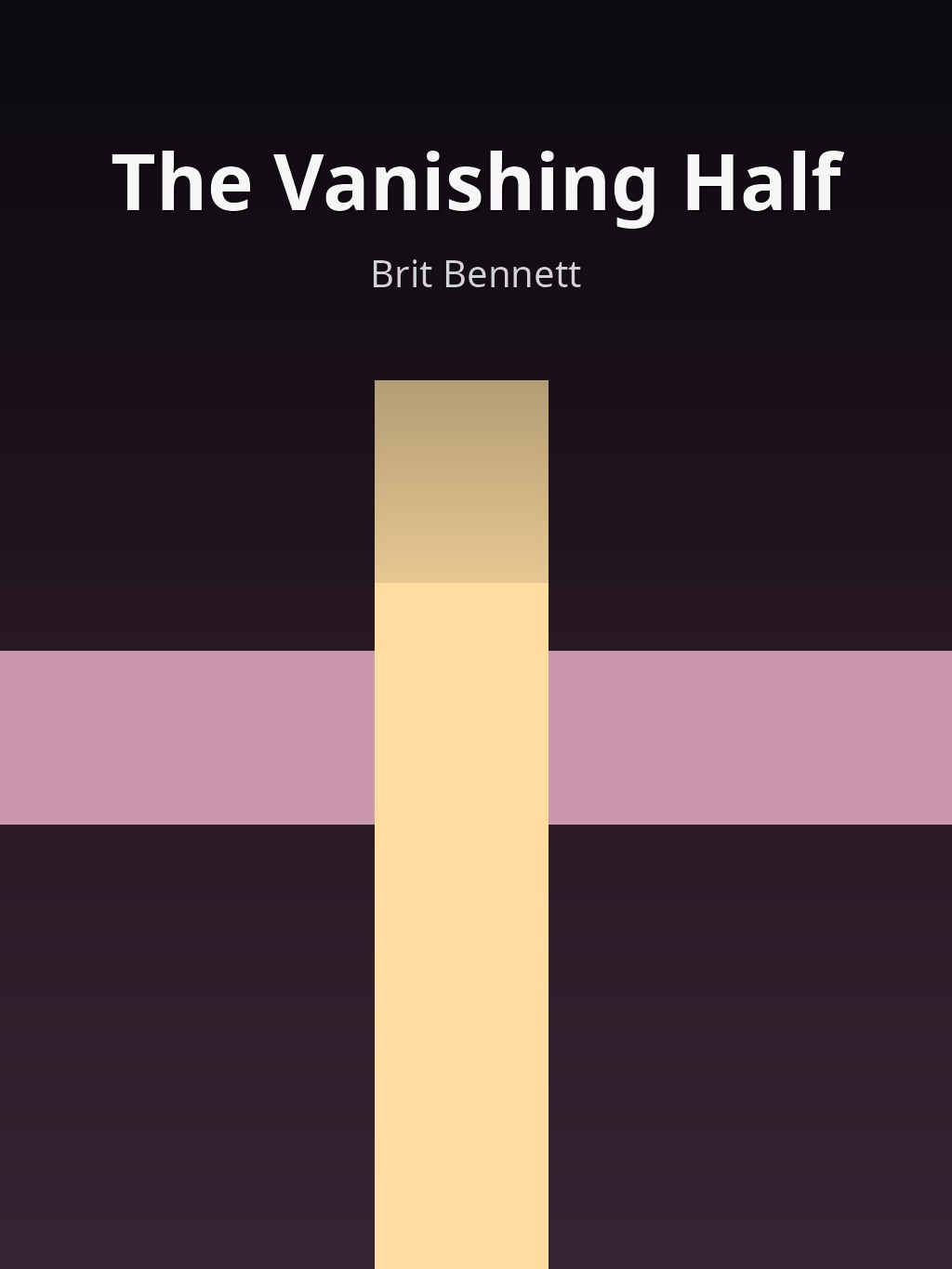 The Vanishing Half by Brit Bennett book cover