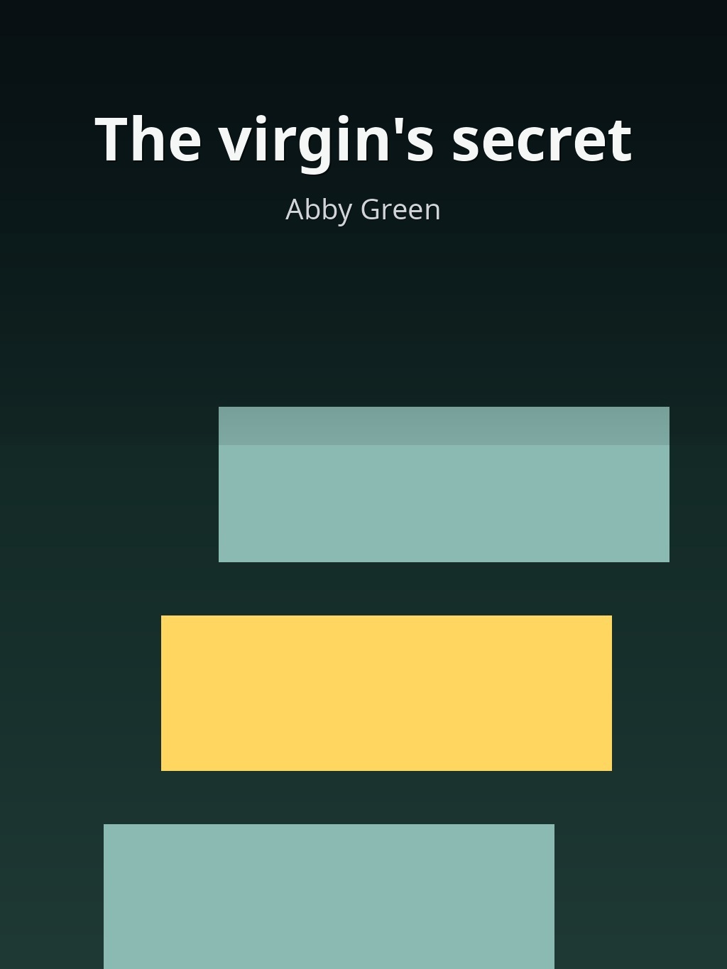 The virgin's secret by Abby Green book cover