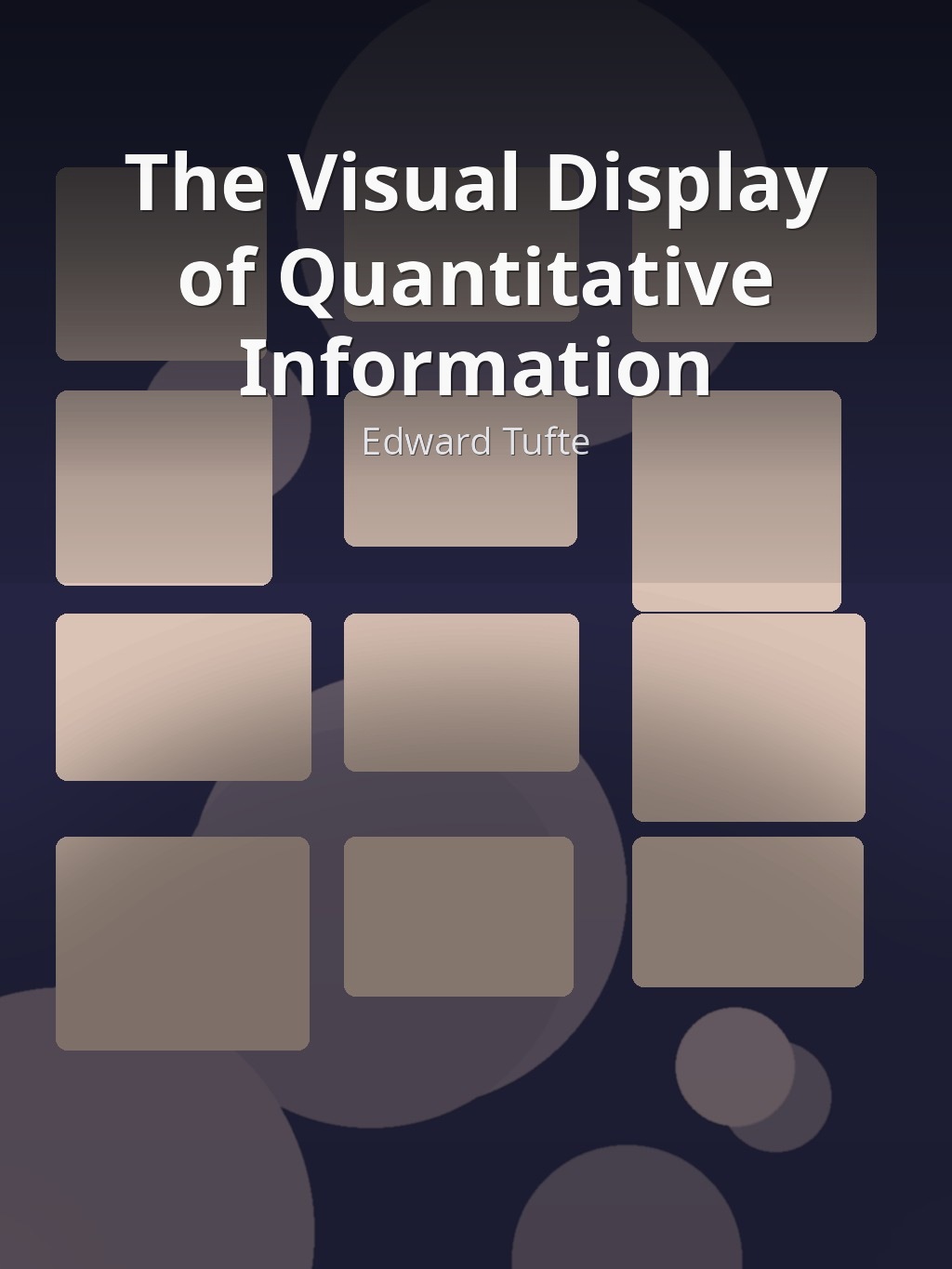 The Visual Display of Quantitative Information by Edward Tufte book cover