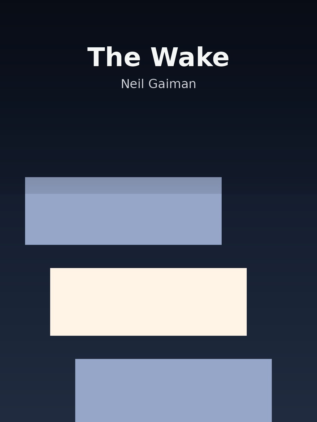 The Wake by Neil Gaiman book cover