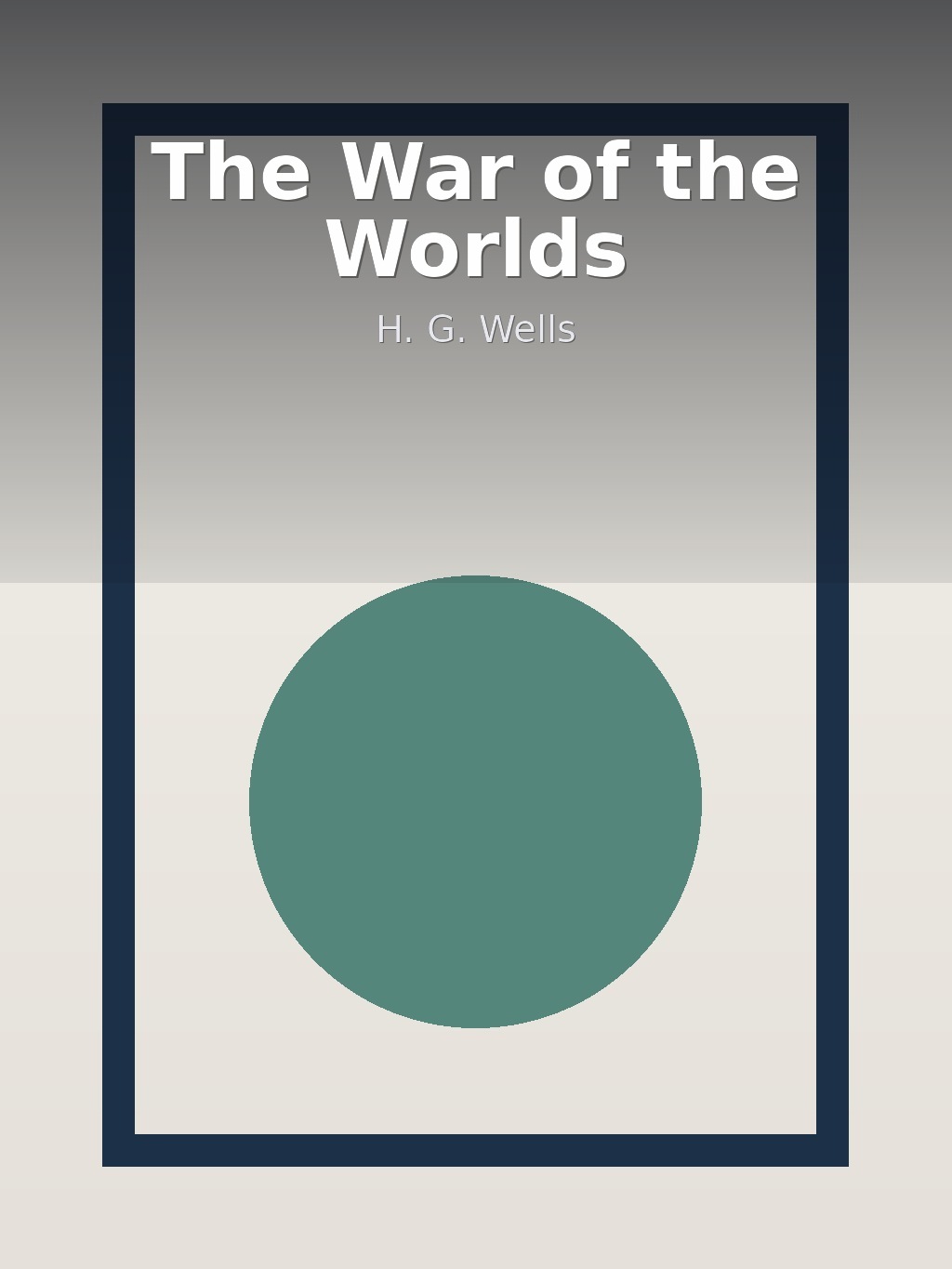 The War of the Worlds by H. G. Wells book cover