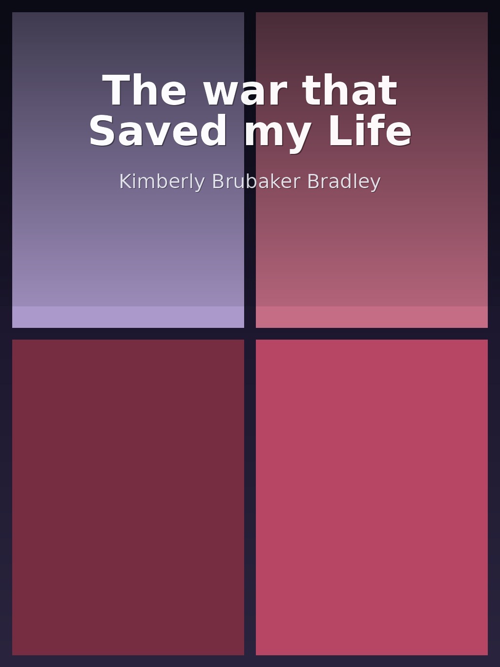 The war that Saved my Life by Kimberly Brubaker Bradley book cover