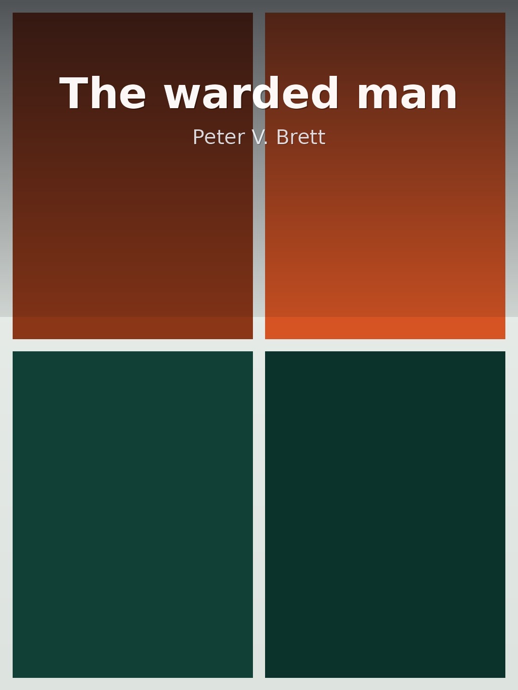 The warded man by Peter V. Brett book cover