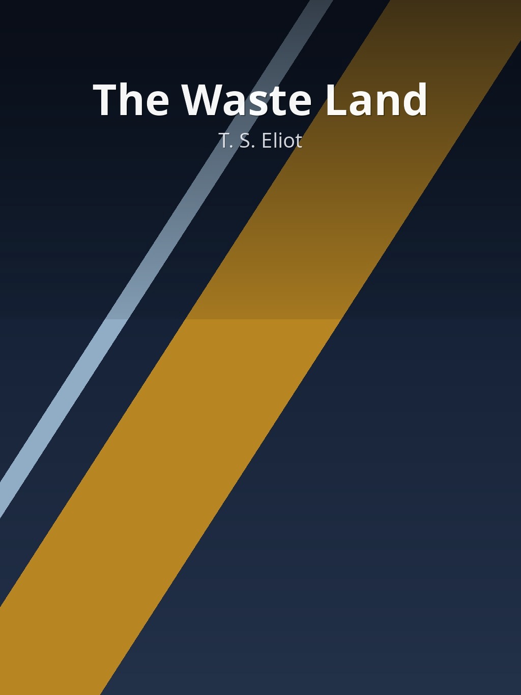 The Waste Land by T. S. Eliot book cover