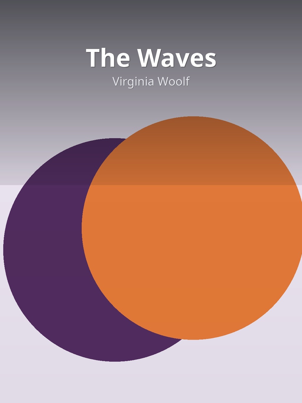 The Waves by Virginia Woolf book cover
