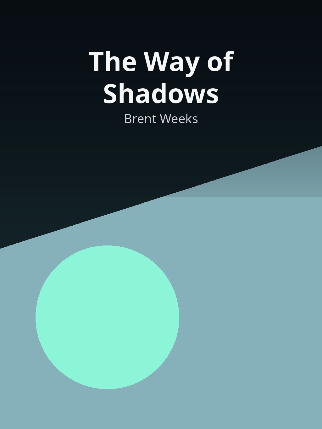 The Way of Shadows by Brent Weeks book cover
