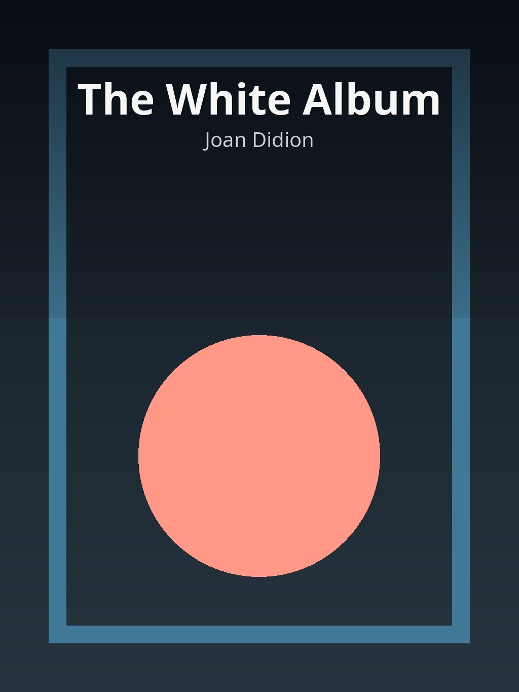 The White Album by Joan Didion book cover