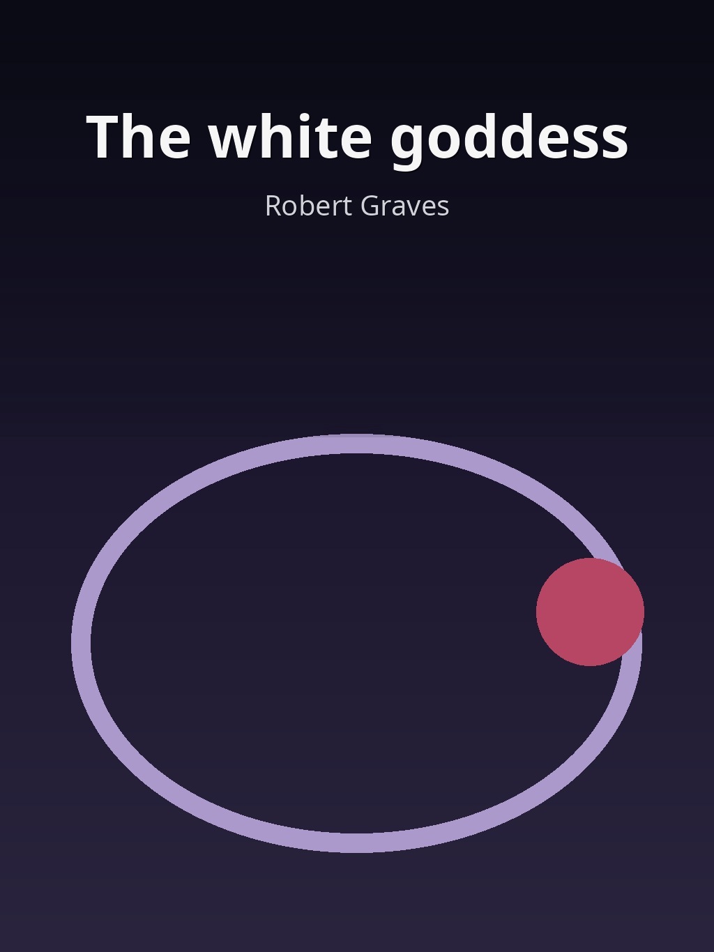 The white goddess by Robert Graves book cover
