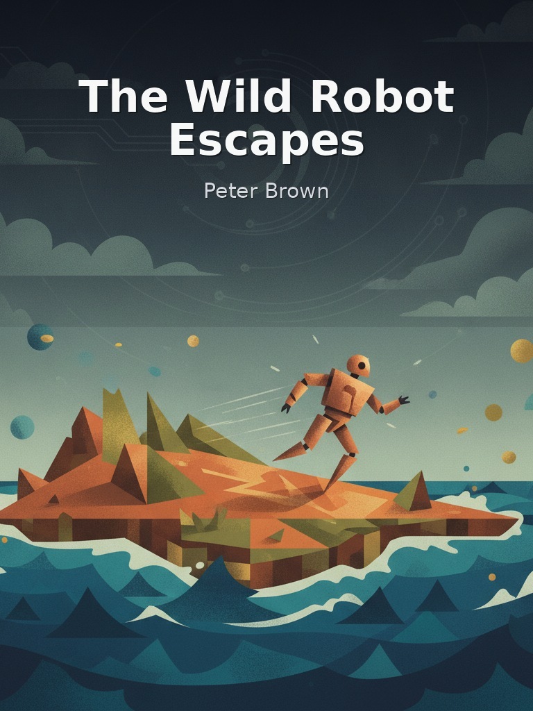 The Wild Robot Escapes by Peter Brown book cover
