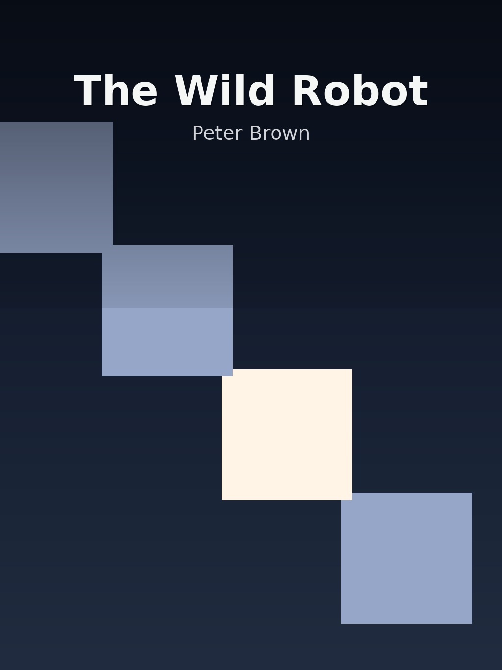 The Wild Robot by Peter Brown book cover