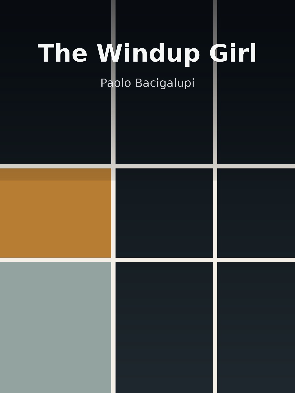 The Windup Girl by Paolo Bacigalupi book cover