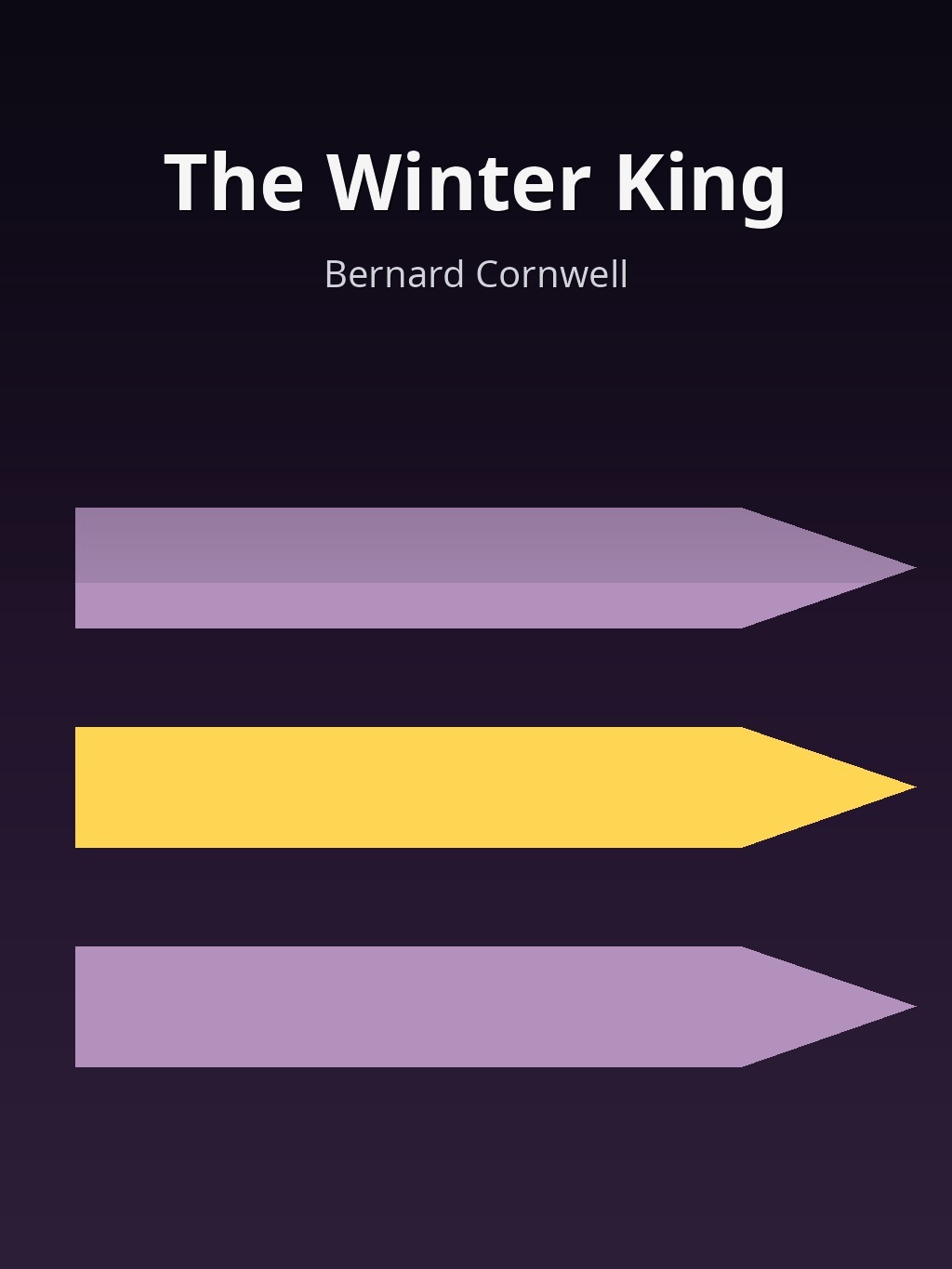 The Winter King by Bernard Cornwell book cover
