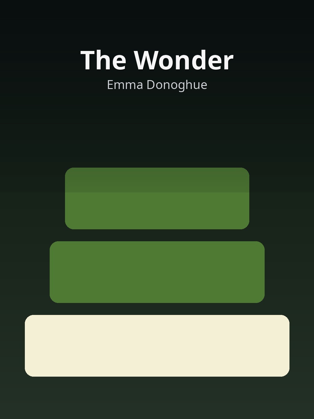 The Wonder by Emma Donoghue book cover