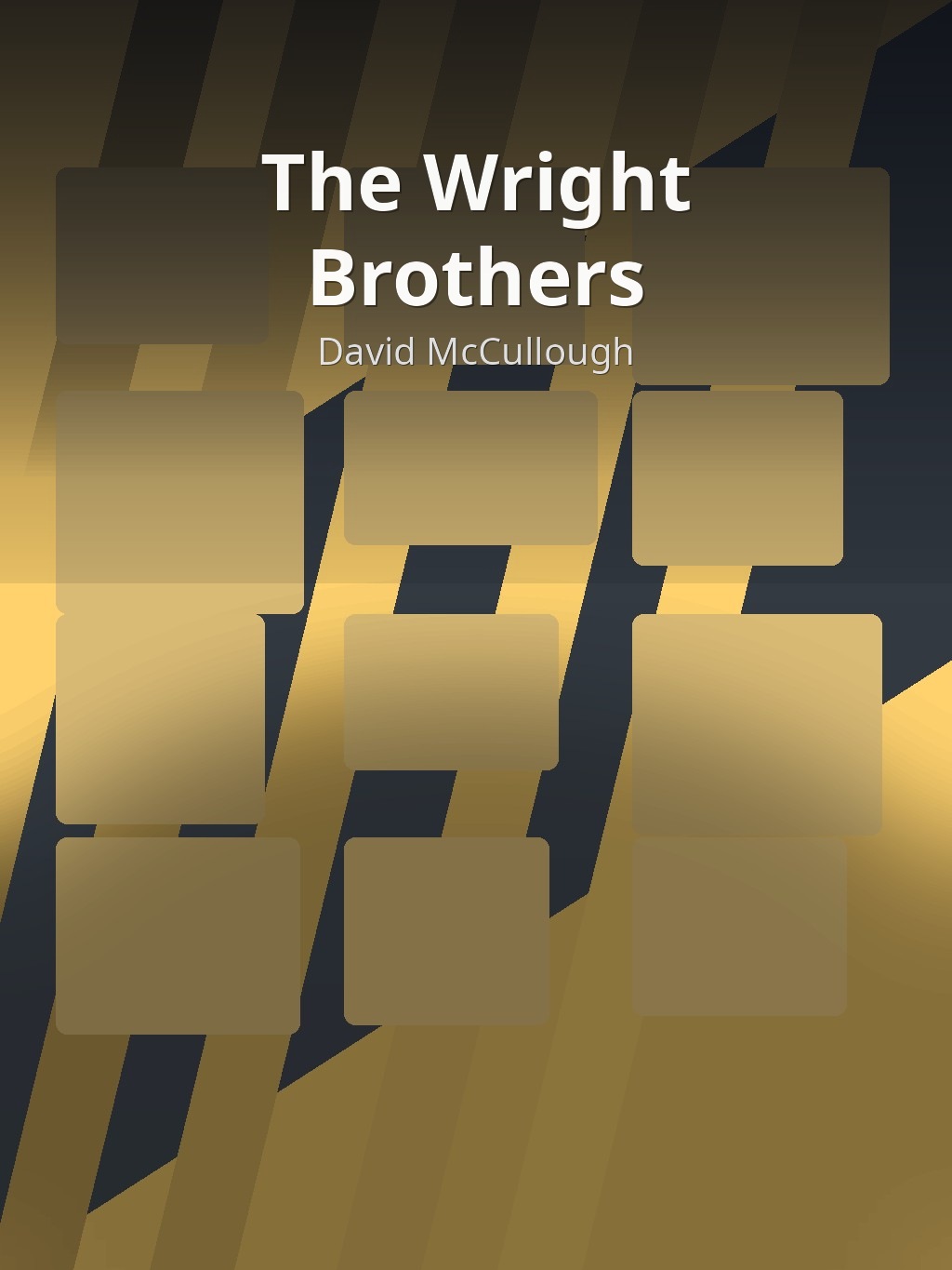 The Wright Brothers by David McCullough book cover