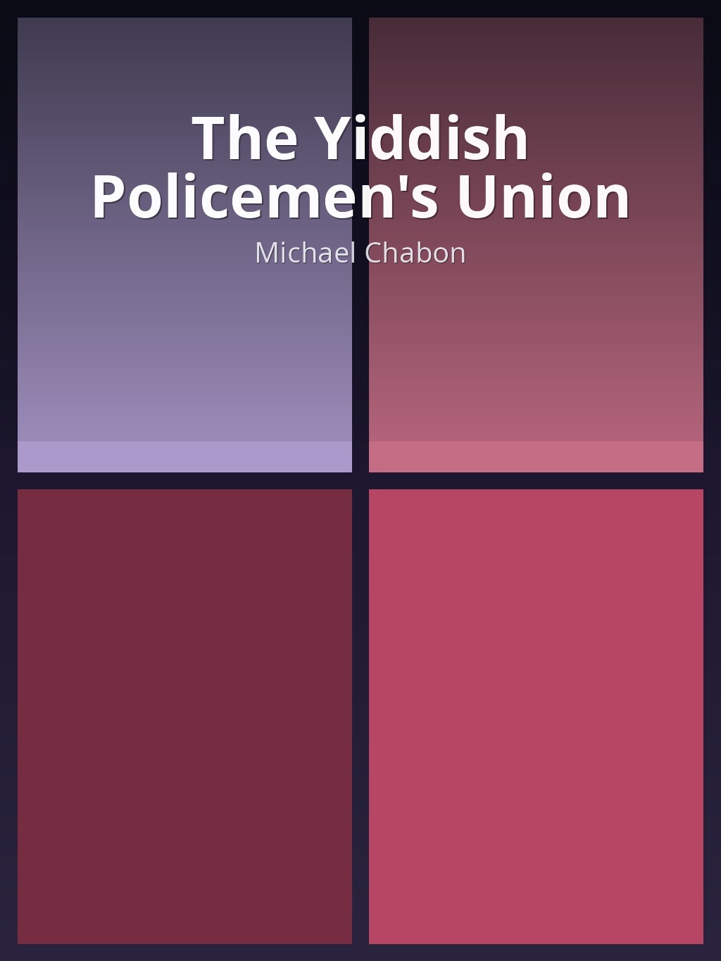 The Yiddish Policemen's Union by Michael Chabon book cover