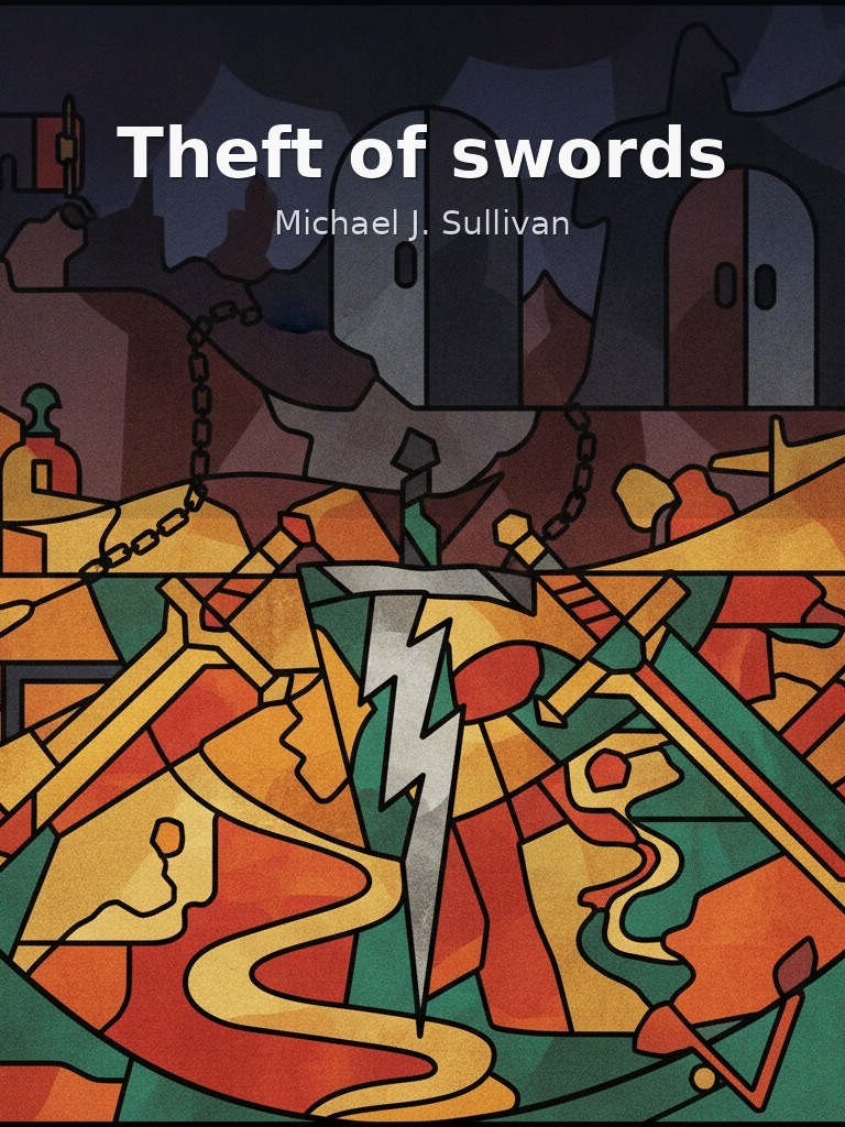Theft of swords by Michael J. Sullivan book cover
