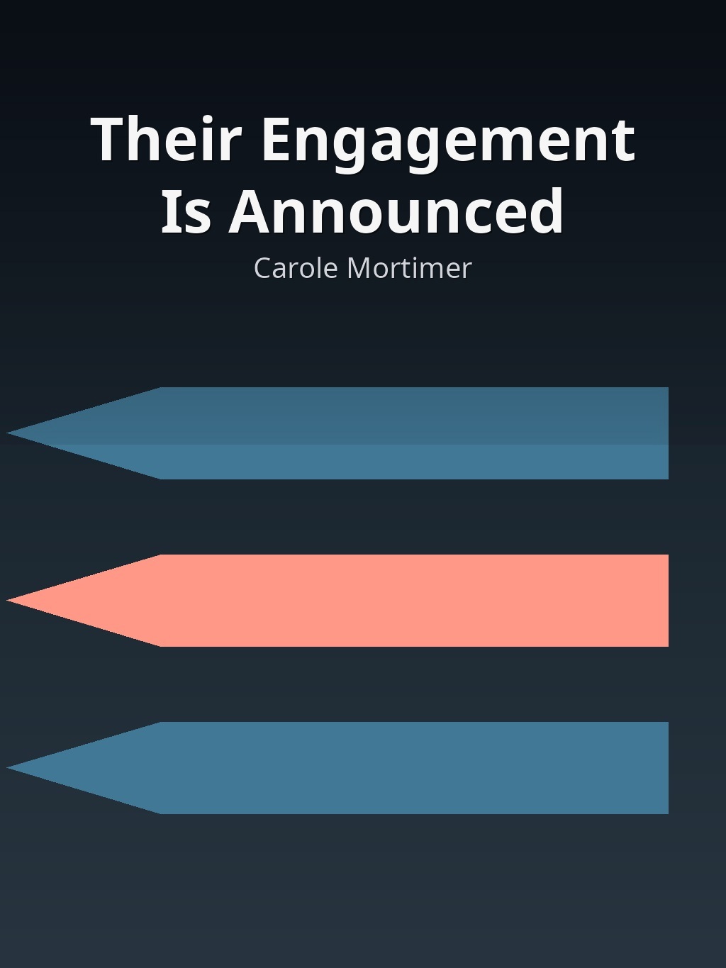 Their Engagement Is Announced by Carole Mortimer book cover