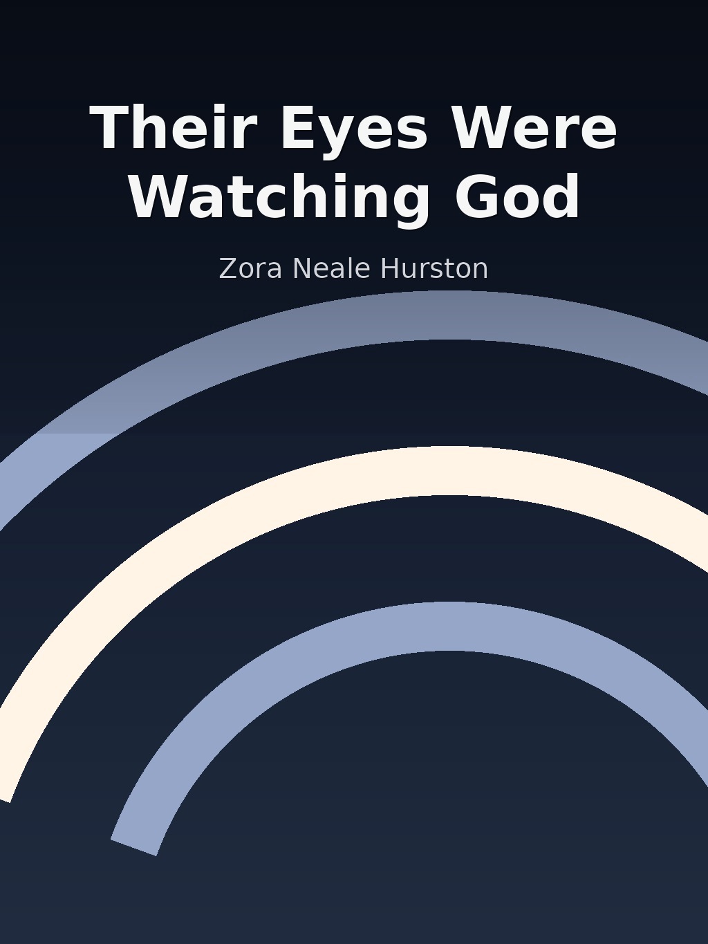 Their Eyes Were Watching God by Zora Neale Hurston book cover