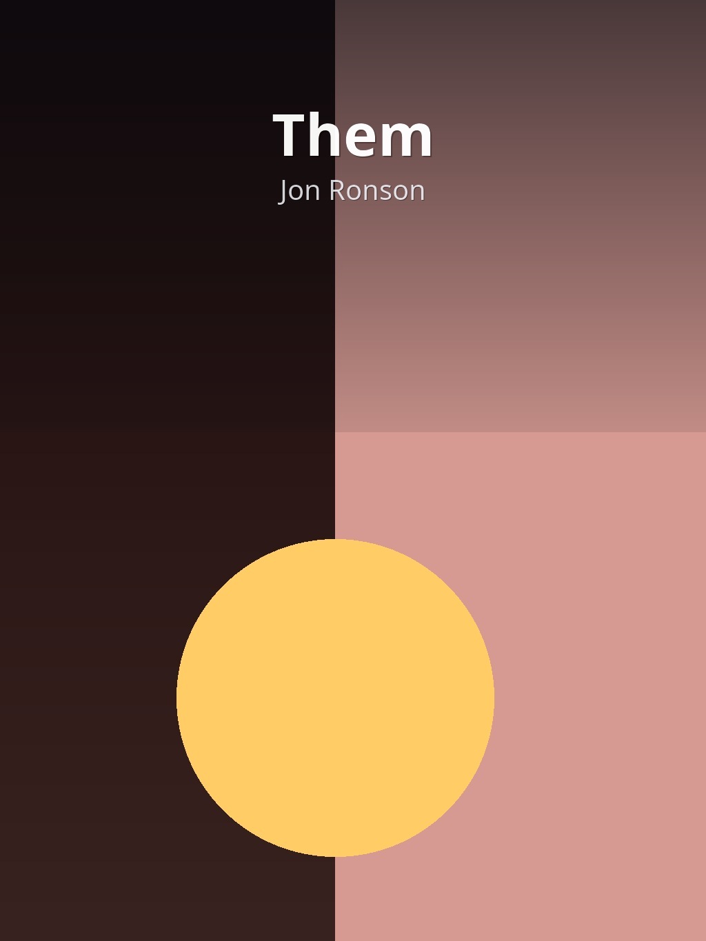 Them by Jon Ronson book cover