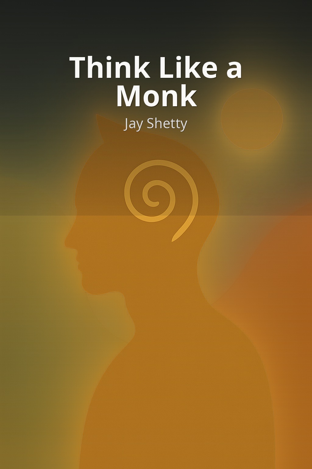 Think Like a Monk by Jay Shetty book cover