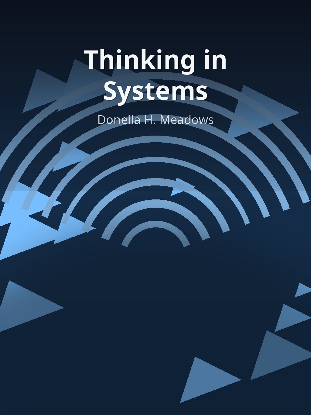 Thinking in Systems by Donella H. Meadows book cover