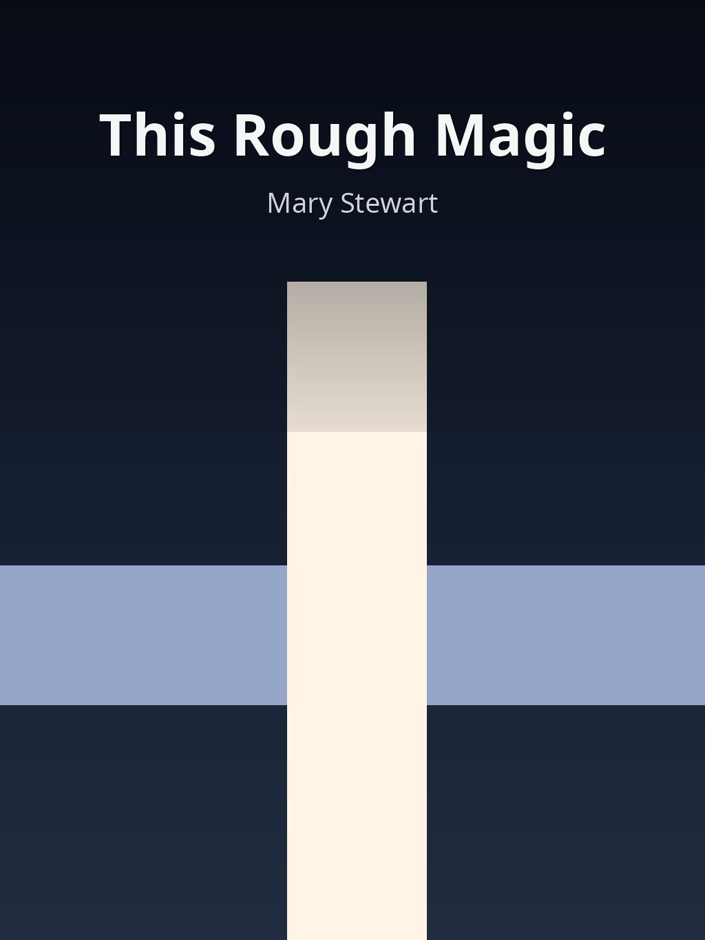This Rough Magic by Mary Stewart book cover
