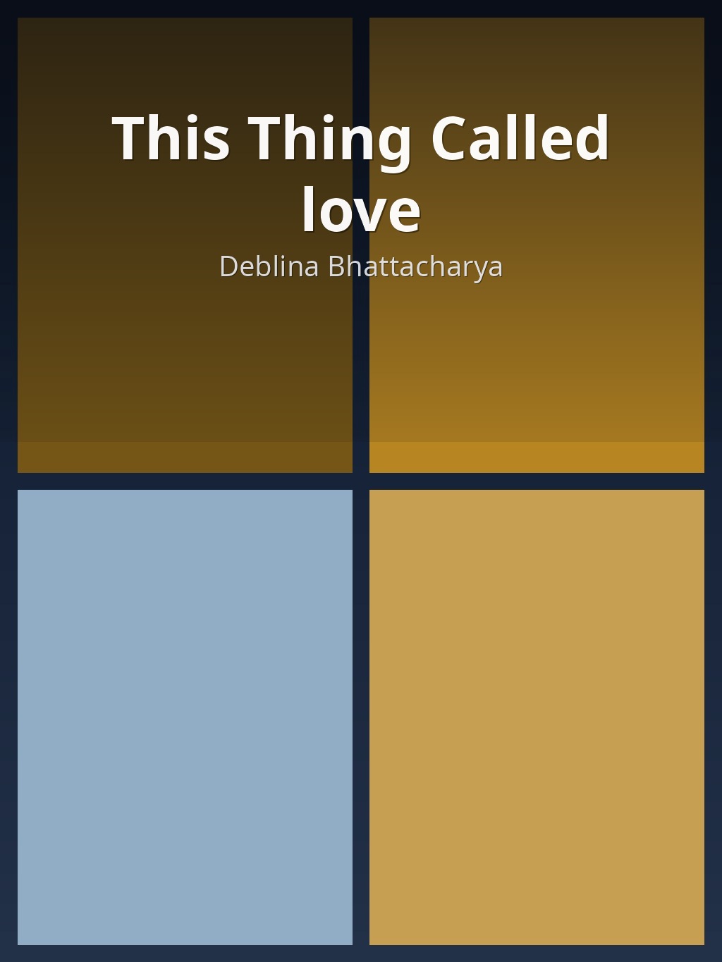 This Thing Called love by Deblina Bhattacharya book cover