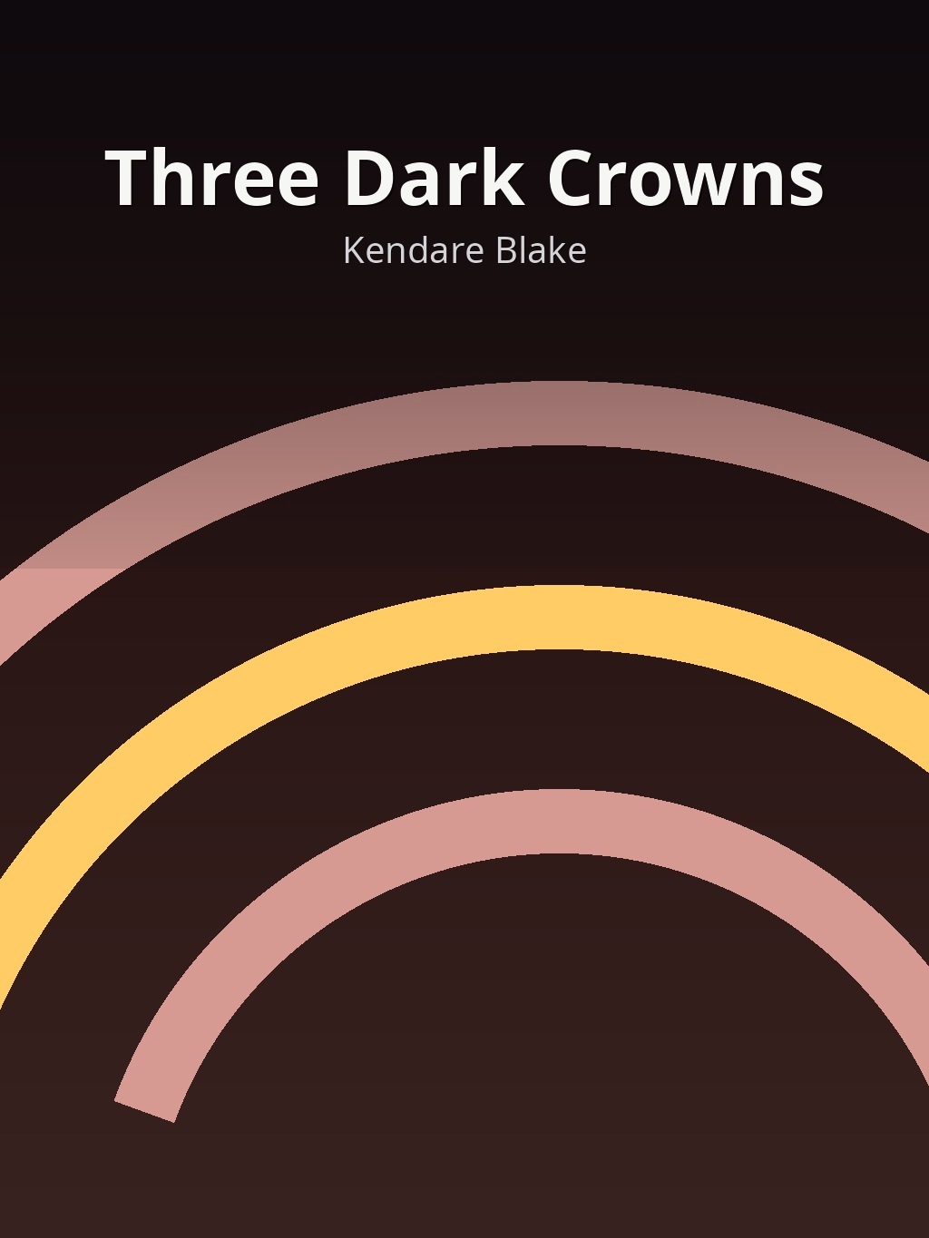 Three Dark Crowns by Kendare Blake book cover