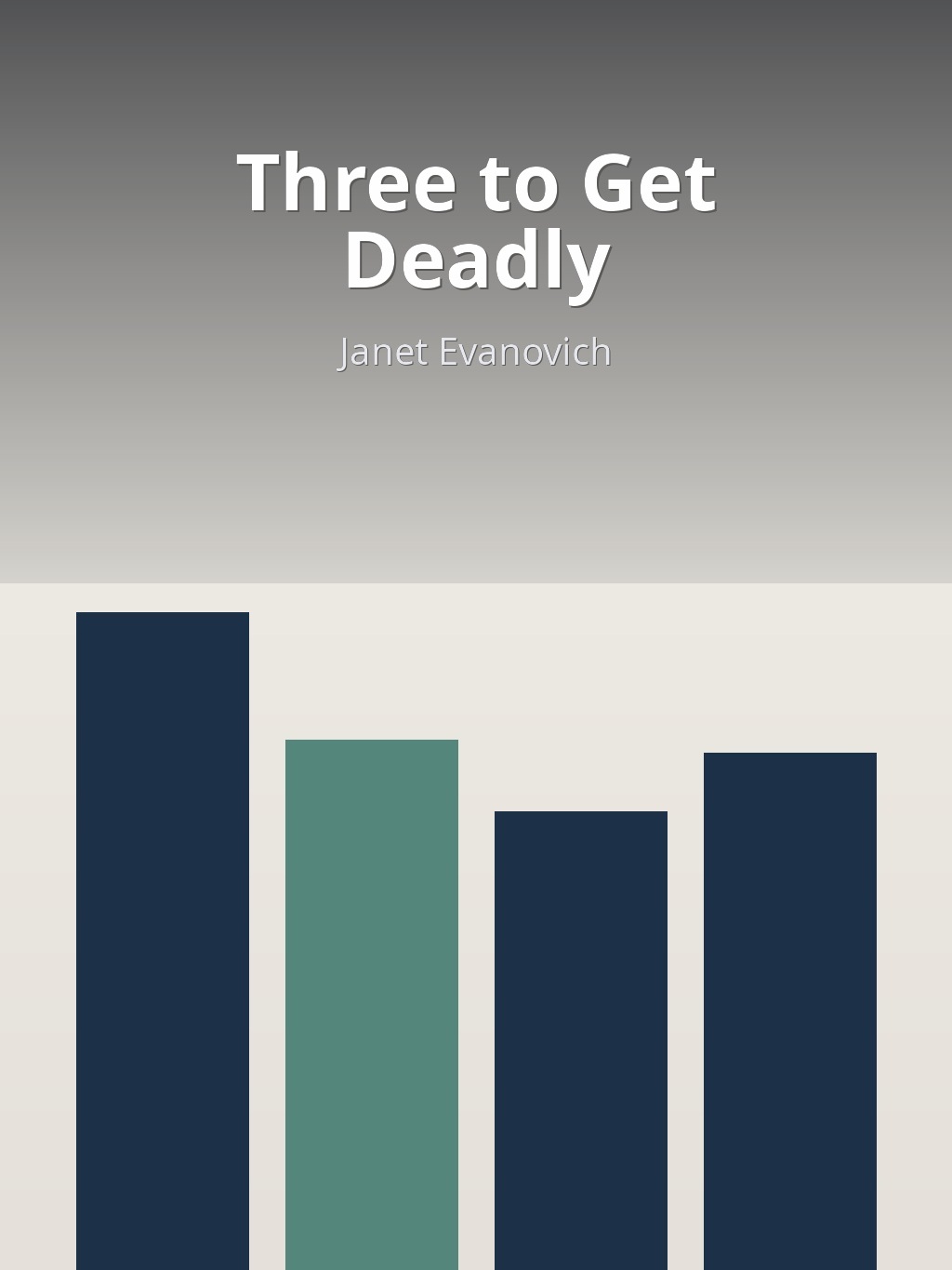 Three to Get Deadly by Janet Evanovich book cover
