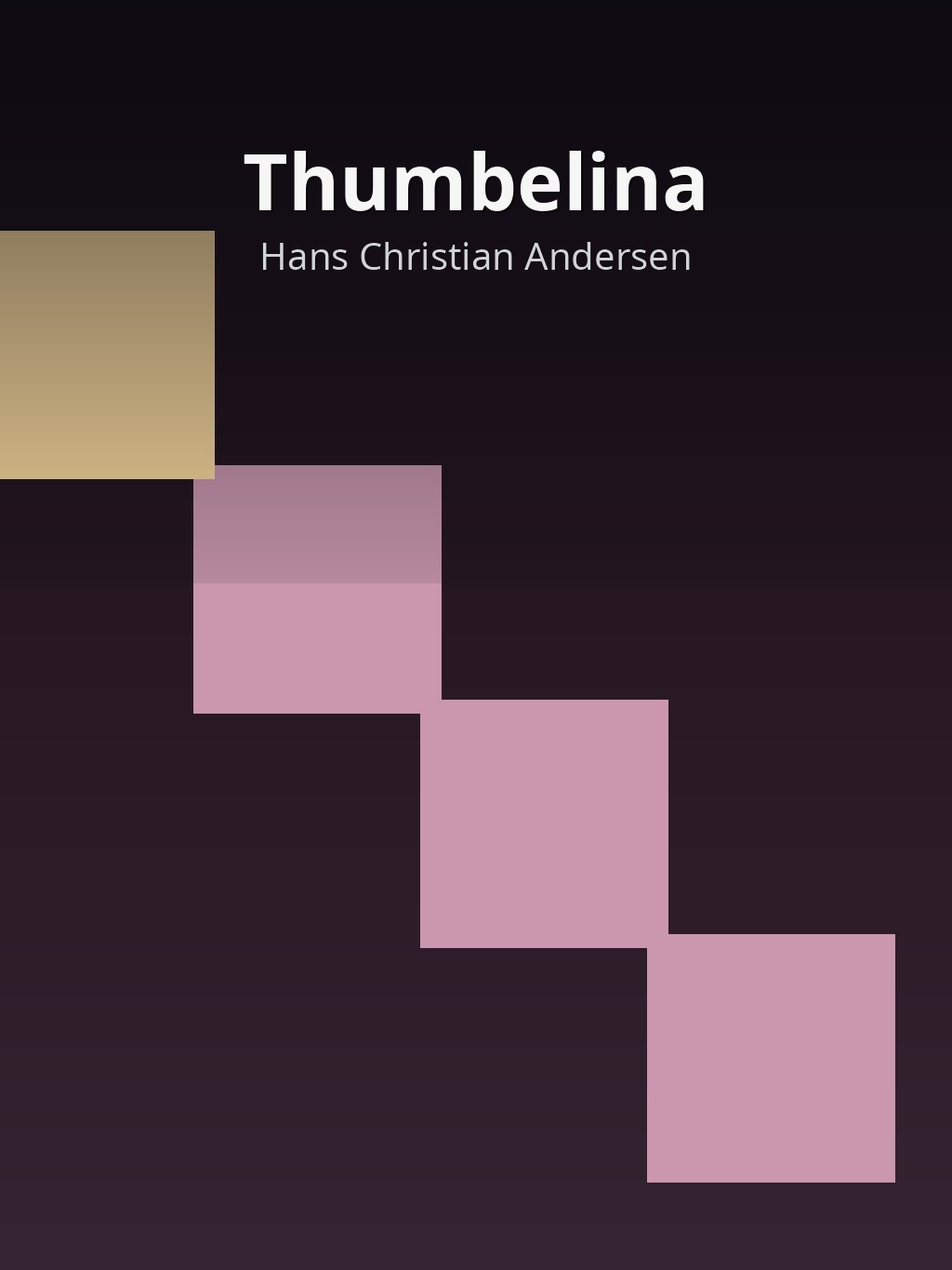 Thumbelina by Hans Christian Andersen book cover