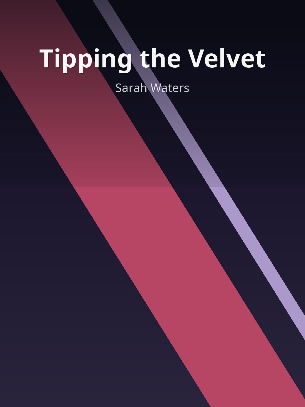 Tipping the Velvet by Sarah Waters book cover