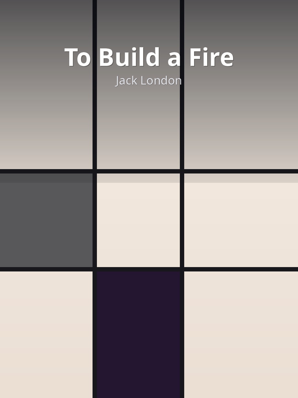 To Build a Fire by Jack London book cover