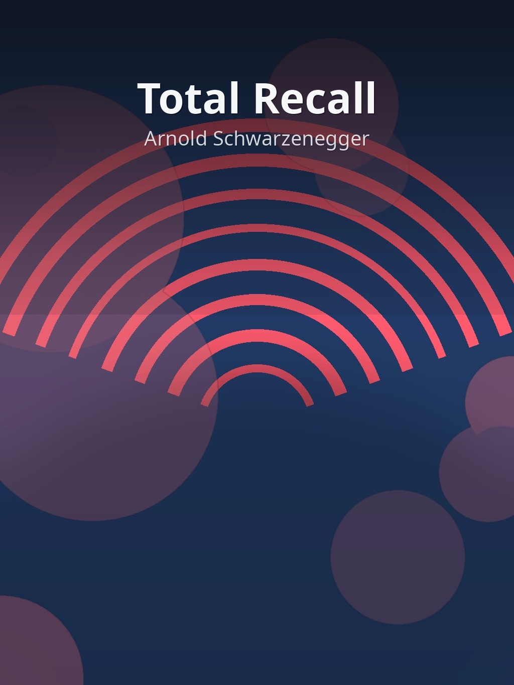 Total Recall by Arnold Schwarzenegger book cover