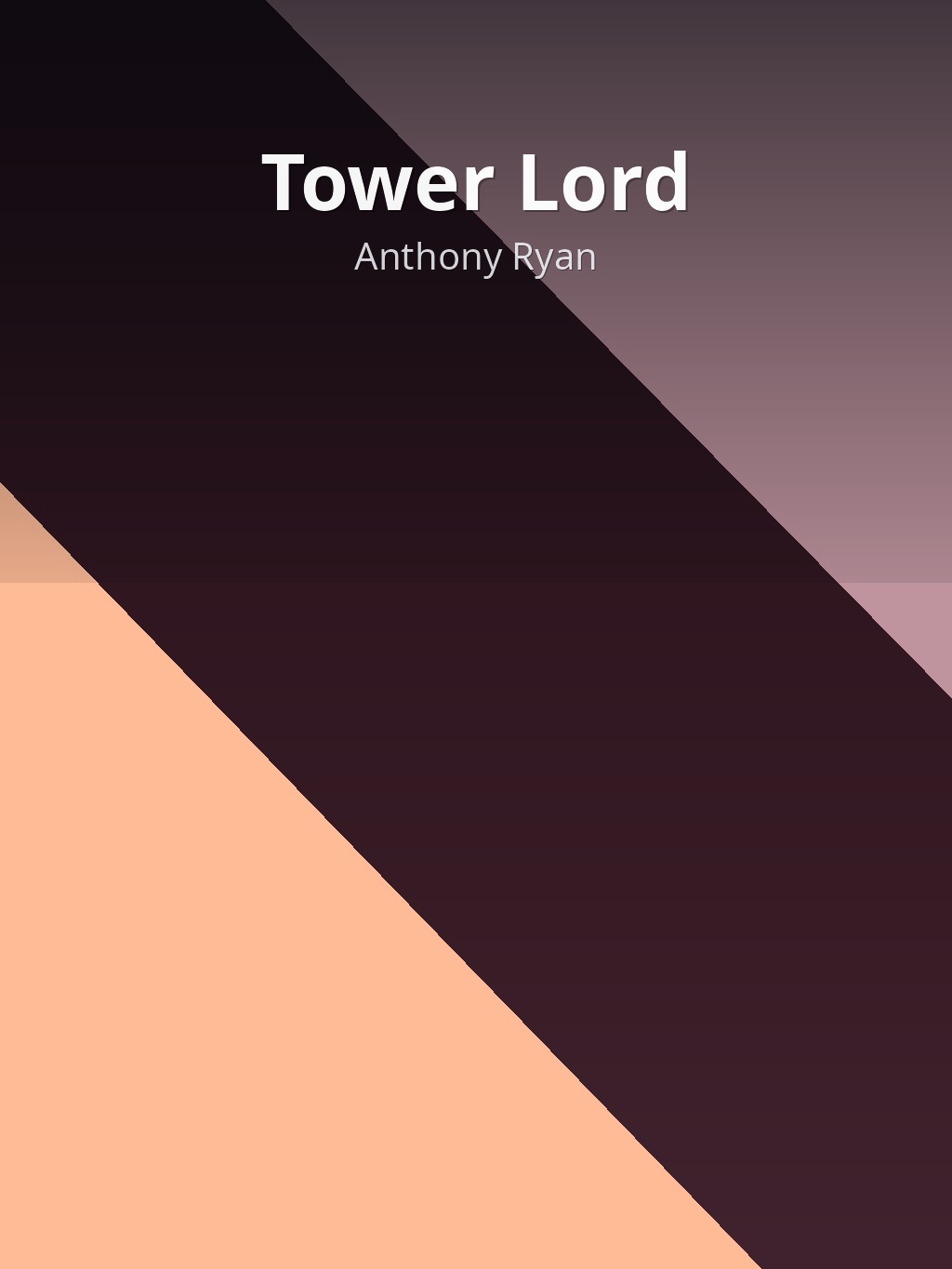 Tower Lord by Anthony Ryan book cover