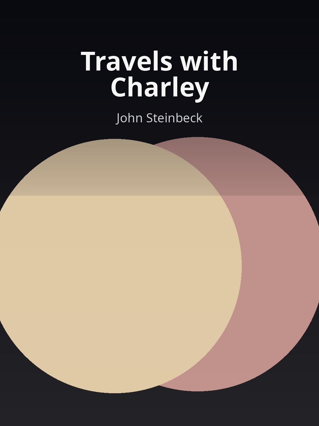 Travels with Charley by John Steinbeck book cover