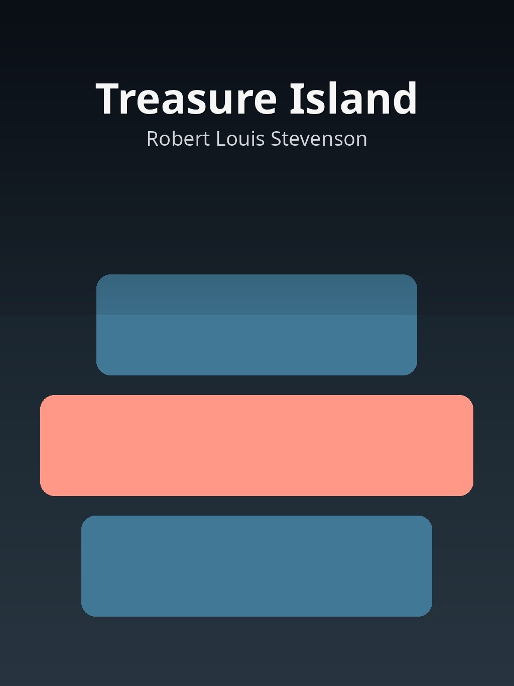 Treasure Island by Robert Louis Stevenson book cover