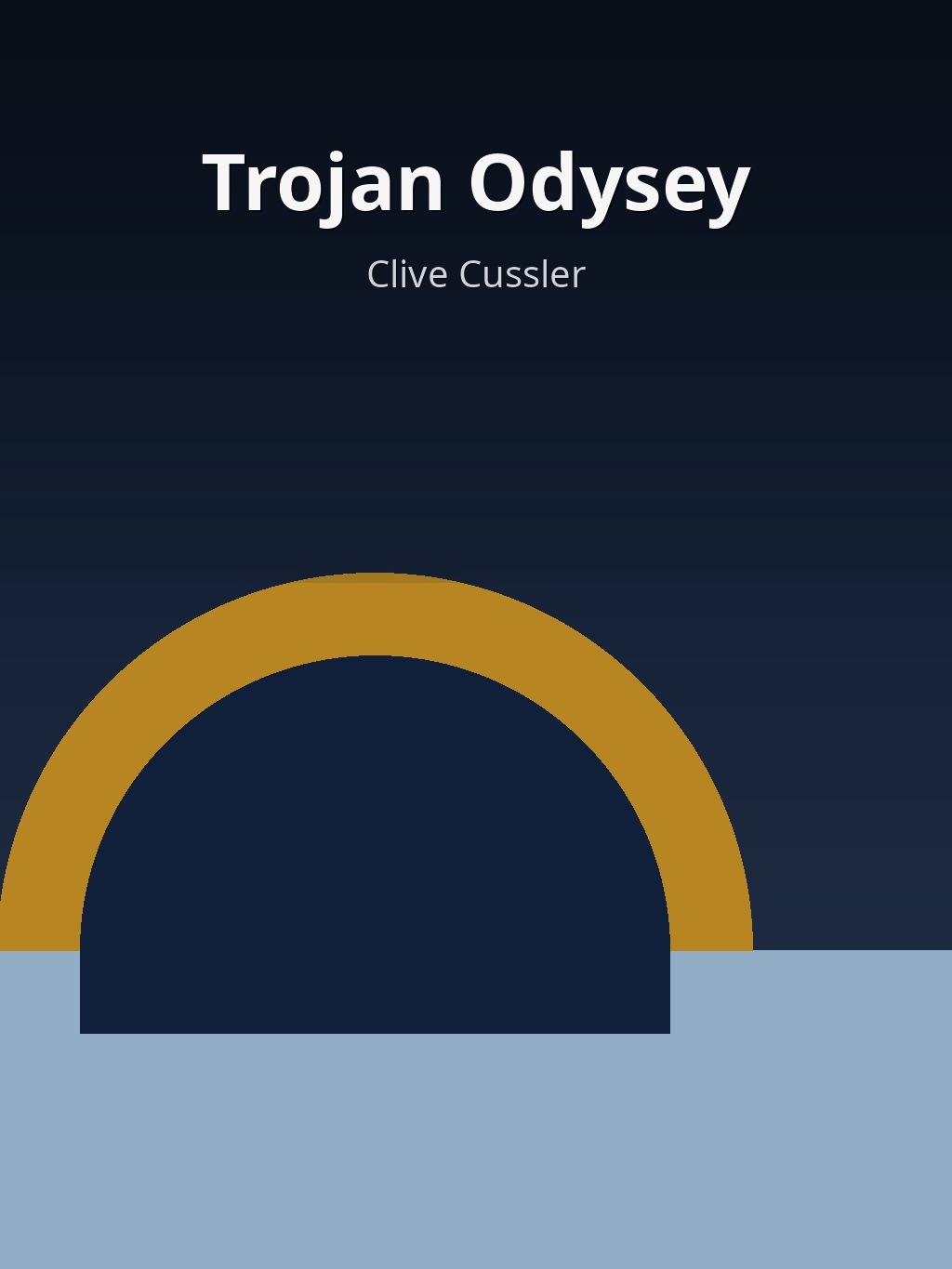 Trojan Odysey by Clive Cussler book cover