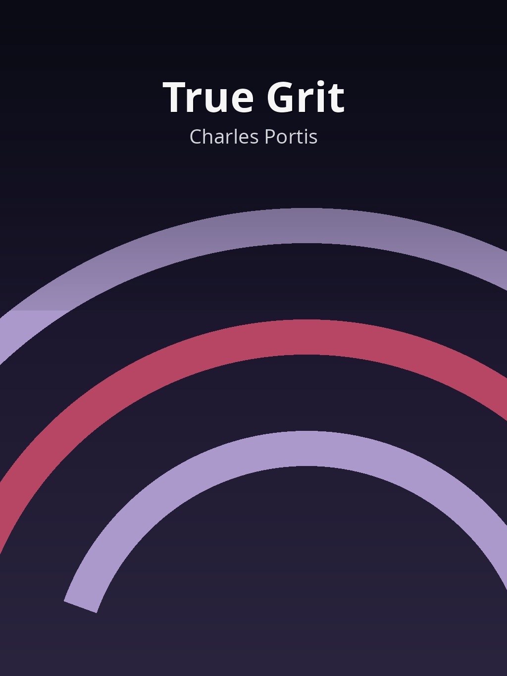 True Grit by Charles Portis book cover